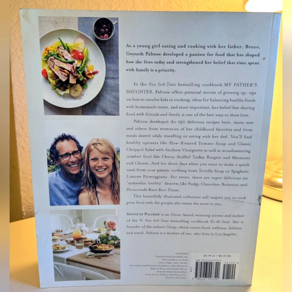 Gwyneth Paltrow Cookbook My Father's Daughter Great Condition